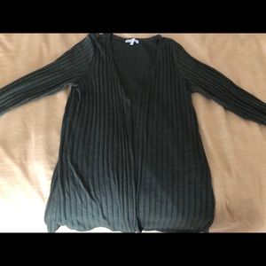 Olive Green Charlotte Russe Knit Cardigan